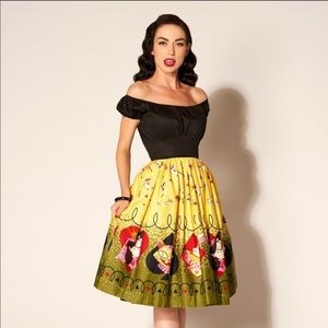 Pinup Couture Alice wonderland dress RARE